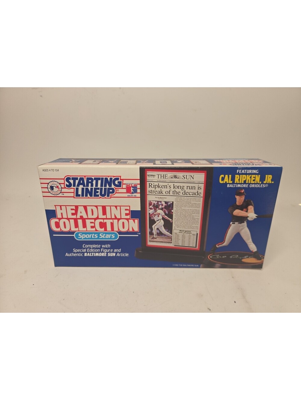 Kenner Starting Lineup Cal Ripken Jr Orioles Figure w/ Article Mint!